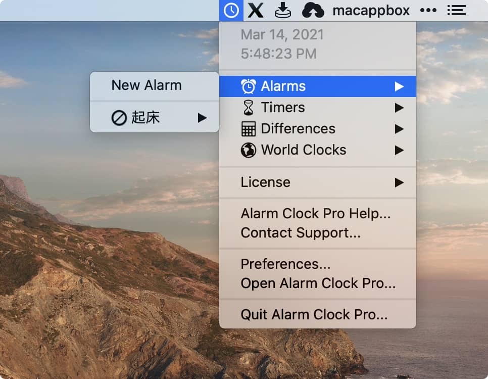 Alarm Clock Pro 15.0 mac闹钟倒计时工具
