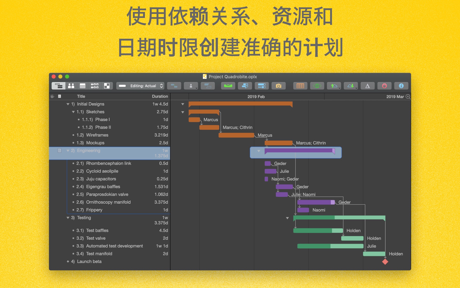 OmniPlan 3 for mac 3.14.2中文版