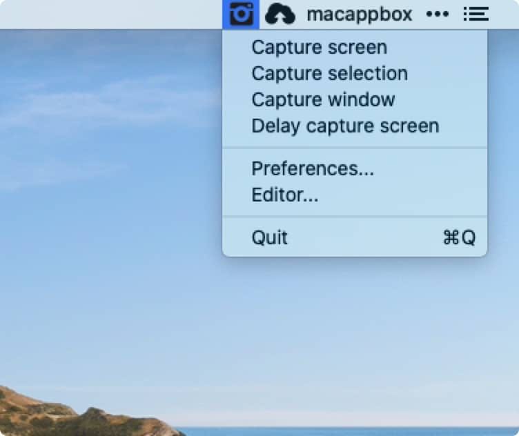 Screen Snapshot for mac
