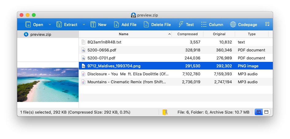 Bandizip 7.20 macOS 压缩软件