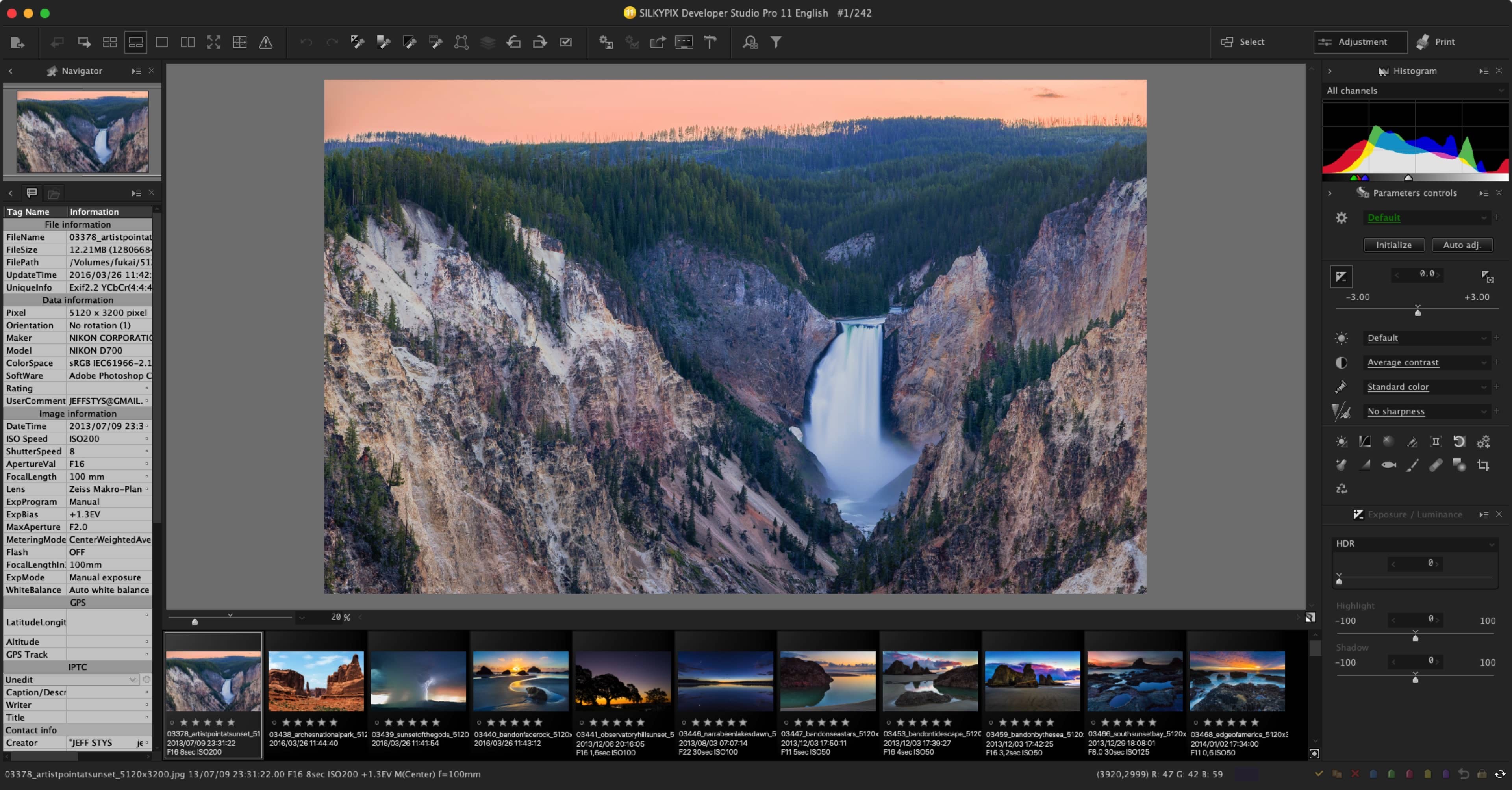 SILKYPIX Developer Studio Pro 11E 11.0.7.0 mac摄影图像处理软件
