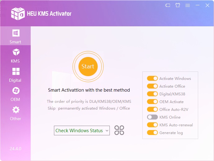 Windows / Office Activation Tool - HEU_KMS_Activator_v24.4.0 Download