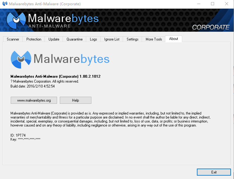 Malwarebytes Corporate v1.80.2.1012 破解版下载
