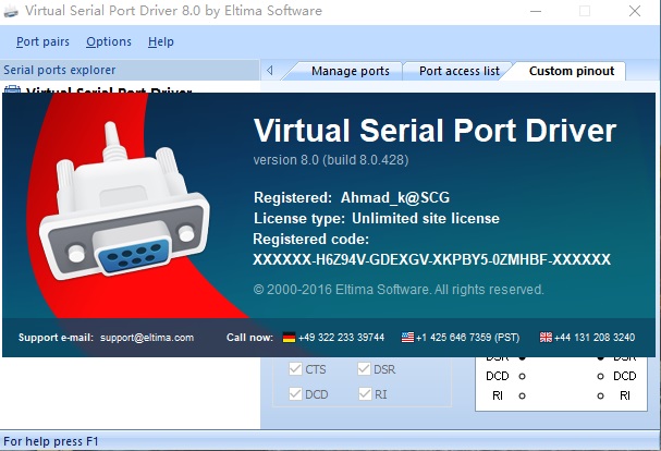 Virtual Serial Port Driver v8.0.428 破解版下载