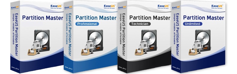 EaseUS Partition Master v14.5 Pro/Server/Unlimited/Technician Download