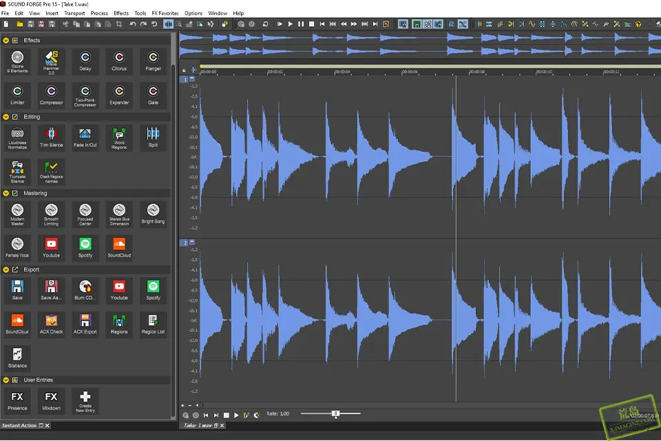 MAGIX SOUND FORGE Pro Suite 15.0注册机激活版 专业音频编辑软件下载-1