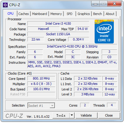 CPU-Z 1.9 官方绿色单文件版 Windows 硬件检测工具下载-1