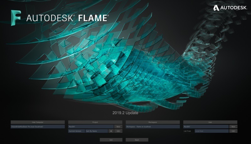 AutoDesk Flame 2019.2.1 for Mac 交互式三维视觉特效合成软件-1