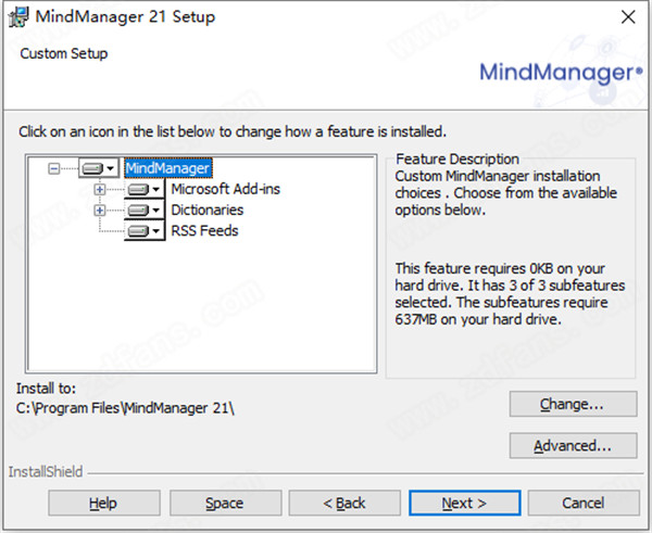 MindManager 2021中文直装特别版下载 v21.0.261(附破解教程)