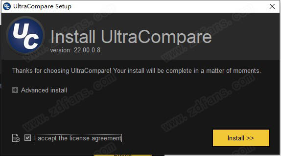 UltraCompare 22破解版-IDM UltraCompare Professional 22中文免费版下载 v22.00.0.8(附破解补丁)