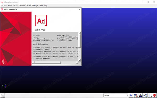 MSC Adams 2021中文破解版-MSC Adams 2021永久免费版下载(附破解补丁)[百度网盘资源]