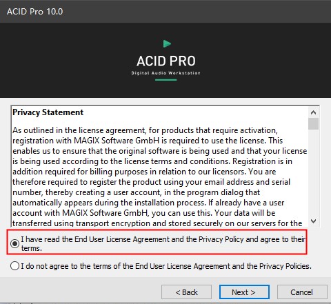 MAGIX ACID Pro 10中文破解版下载 v10.0.5.37(附安装教程)[百度网盘资源]