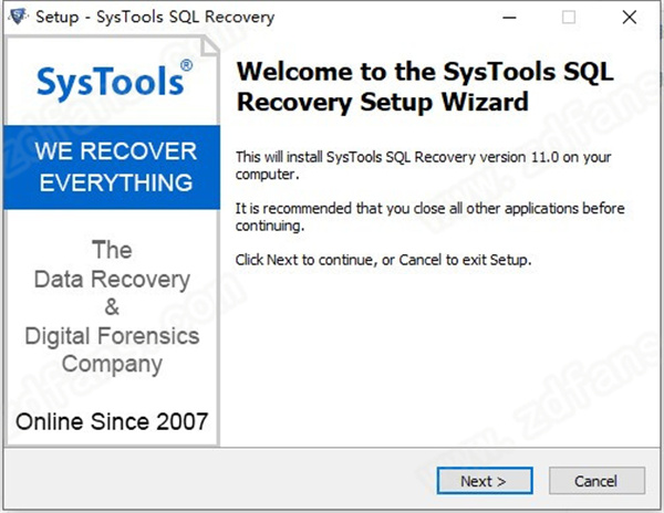 SysTools SQL Recovery 11破解版下载 v11.0(附破解教程)