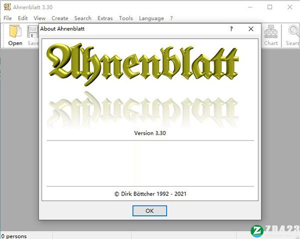 Ahnenblatt破解版-Ahnenblatt(家谱制作软件)免费版下载 v3.37(附破解补丁)