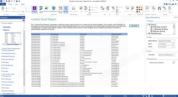 ConceptDraw PROJECT 12中文破解版-ConceptDraw PROJECT 12最新免费版下载 v12.0.0.183(附破解补丁)