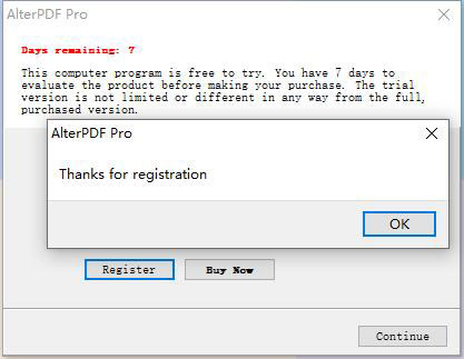 AlterPDF pro 5中文破解版下载 v5.0(附破解教程)