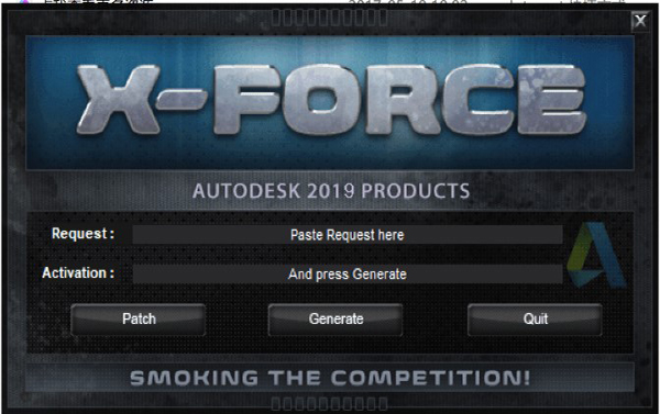 Autodesk Products KeyGen 2019 XFORCE软件激活工具下载