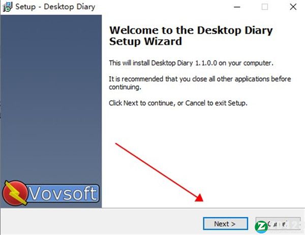 VovSoft Desktop Diary中文免费版-VovSoft Desktop Diary绿色完整版下载 v1.1(附安装教程)