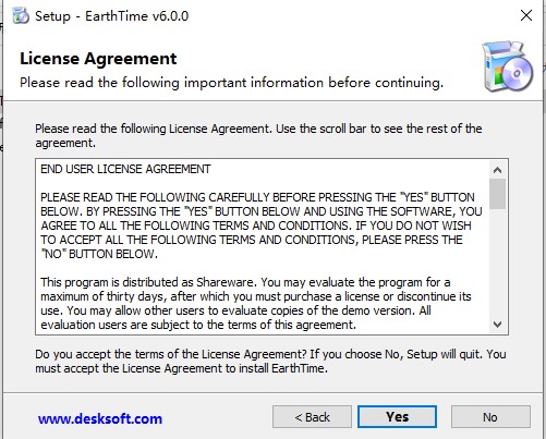 DeskSoft EarthTime中文破解版下载 v6.10.7(附破解补丁)