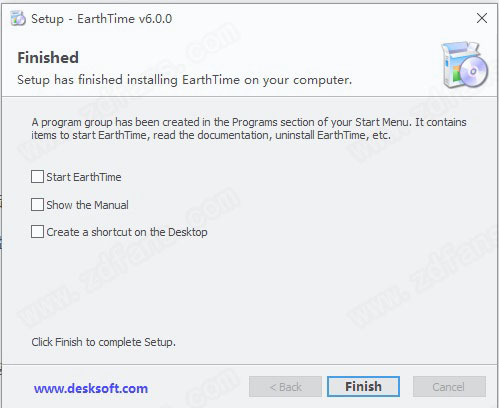 DeskSoft EarthTime中文破解版下载 v6.10.7(附破解补丁)