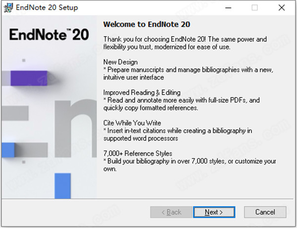 EndNote 20破解版下载(附破解补丁)