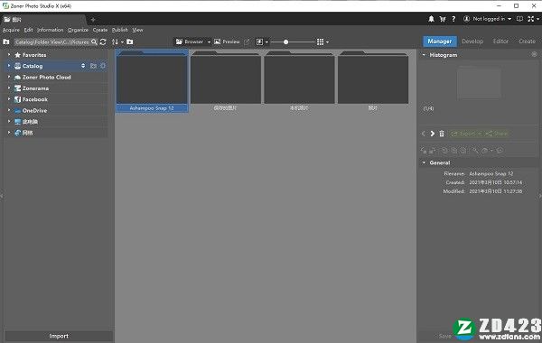 Zoner Photo Studio 19破解版-Zoner Photo Studio 19免费版下载 v19.2103.2.311