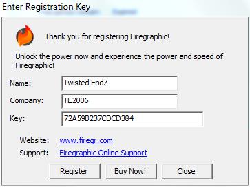 Firegraphic 9中文破解版 v9.0下载(附注册码/免安装)