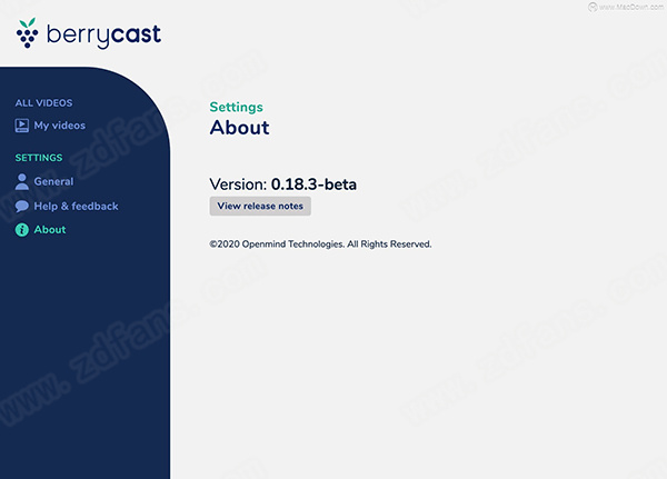 Berrycast免费版(屏幕录制软件)下载 v0.18.2