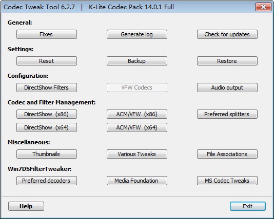 K-Lite Codec Pack 16(影音解码器)中文破解版