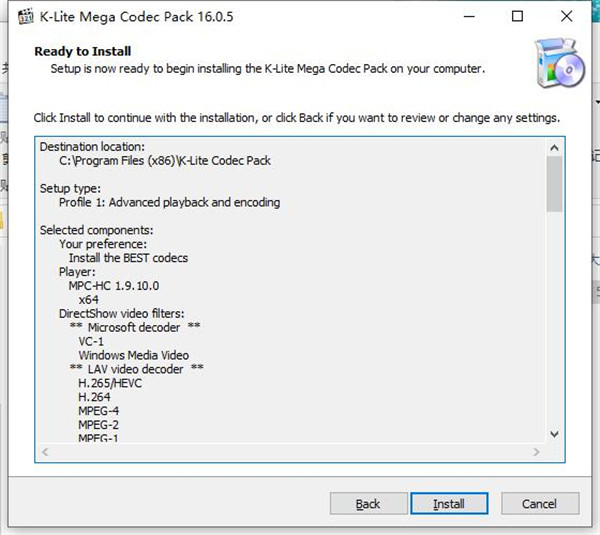 K-Lite Mega Codec汉化最新版下载 v16.0.5
