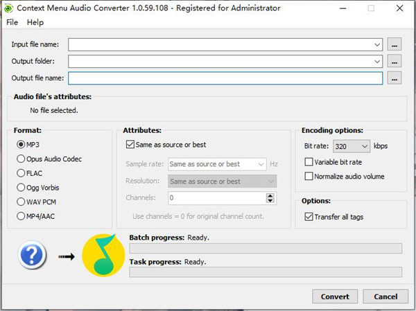 Context Menu Audio Converter破解版