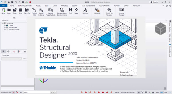 Tekla Structural Designer 2020 SP3 v20.0.3.28破解版