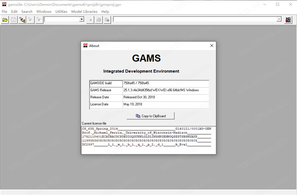 GAMS Distribution(通用代数建模系统)破解版 v28.2.0下载(附破解补丁及许可证文件)[百度网盘资源]