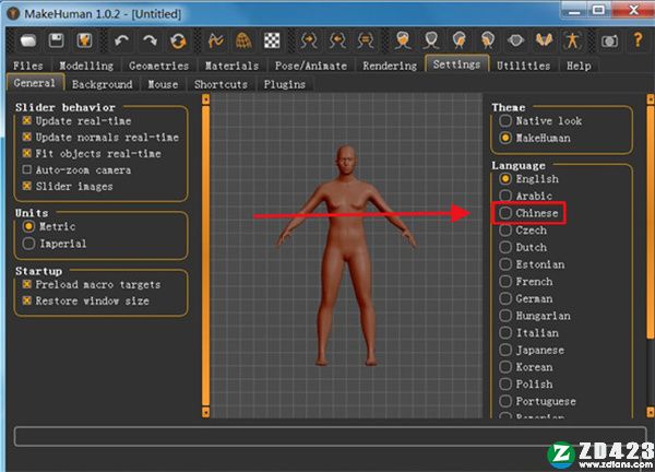 makehuman中文版-makehuman(3D人物角色建模软件)汉化破解版下载 v1.0.2(附安装教程)