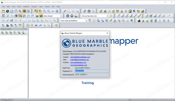 Global Mapper 22下载-Global Mapper 22.0.0中文破解版 32/64位下载(附破解补丁)[百度网盘资源]