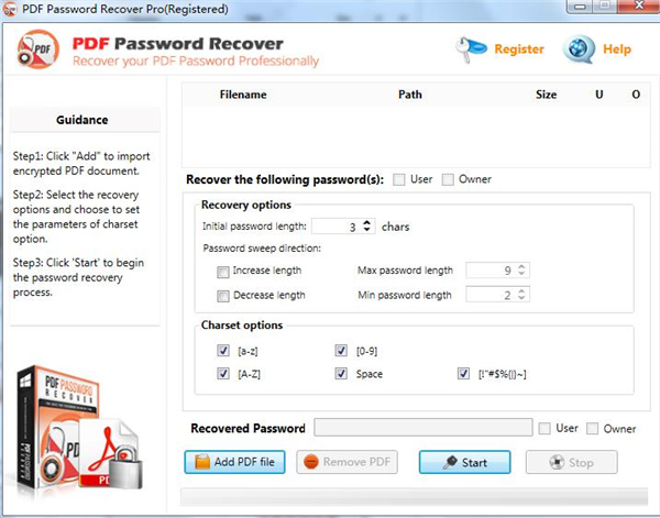 PDF Password Recovery Pro