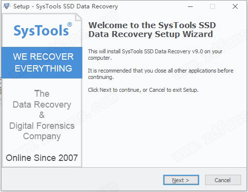 SysTools SSD Data Recovery 9中文破解版 64位下载(附破解补丁)