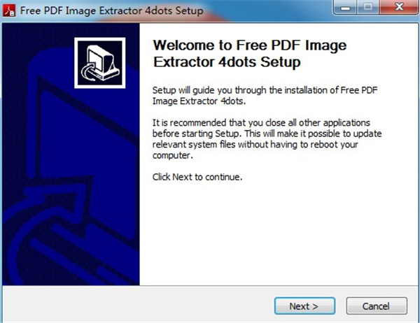 Free PDF Image Extractor 4dots(PDF图片提取软件)免费版下载 v2.5