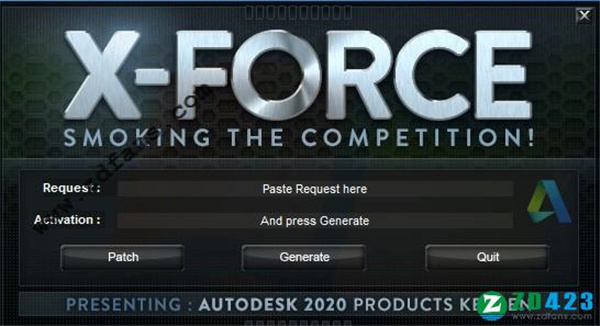 Autodesk Products KeyGen 2020 - XFORCE