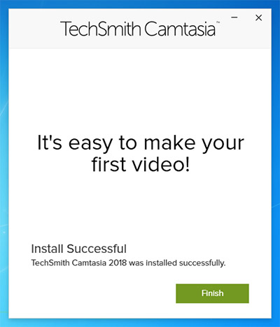 Camtasia 2018中文免费版下载(附破解补丁、汉化包及破解汉化教程)