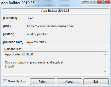 APP Builder 2019破解版_APP Builder 2019(web可视化开发工具)破解版 V2019.36下载