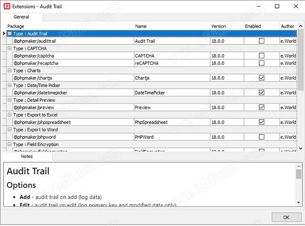 PHPMaker 2022中文破解版-e-World Tech PHPMaker 2022免费激活版下载(附破解教程)