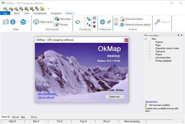 OkMap Desktop 16破解补丁-OkMap Desktop 16破解补丁文件下载(安装步骤)