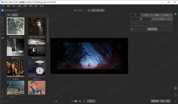 ON1 Effects 2021中文破解版 v15.0.1.9783下载(附破解补丁)[百度网盘资源]