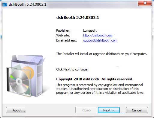 dslrBooth照片自动美化处理软件破解版下载 v5.30特别版(附破解教程/破解文件/注册机)