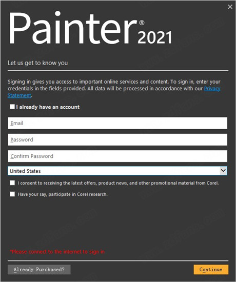 Painter 2021破解版下载-Corel Painter 2021中文破解版 v21.0.0.211下载(附破解补丁)[百度网盘资源]