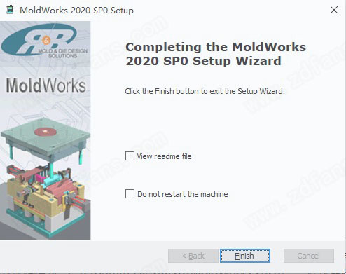 MoldWorks 2020中文破解版-R&B MoldWorks 2020 SP0激活版 x64位下载(附破解补丁)[百度网盘资源]