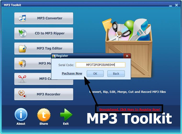MP3 Toolkit(MP3工具包)破解版下载 v1.6.2(附注册信息)