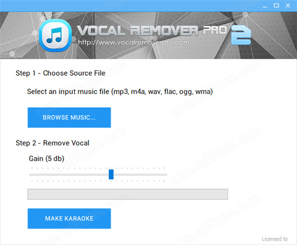 Vocal Remover Pro(消声魔术师)破解版 v2.0.0下载(附破解补丁)