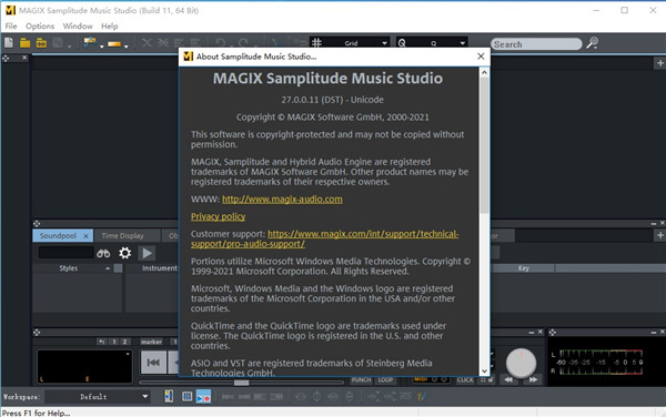 MAGIX Samplitude Music Studio 2022中文破解版下载 v27.0.0.11(附安装教程+破解补丁)[百度网盘资源]